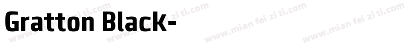Gratton Black字体转换